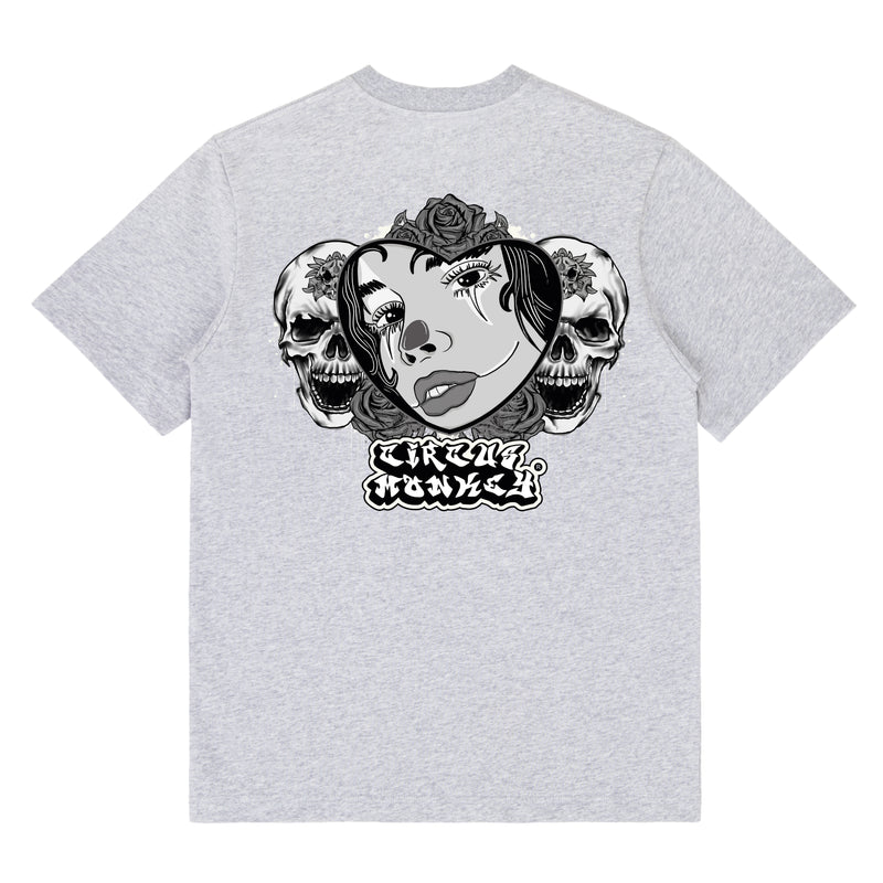 Circus Monkey Back Print Logo Tee #2