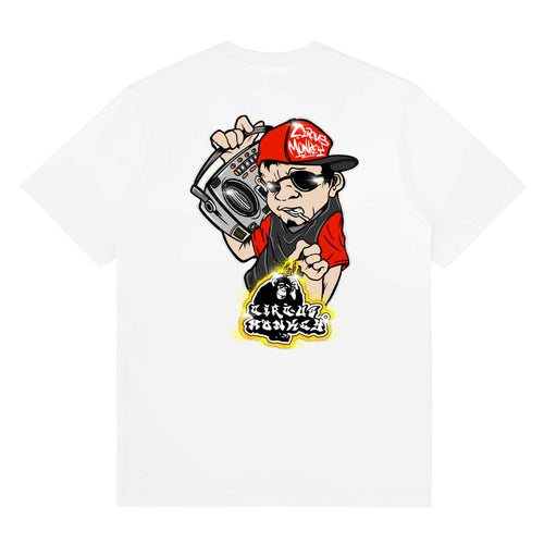 Circus Monkey Back Print Logo Tee #3