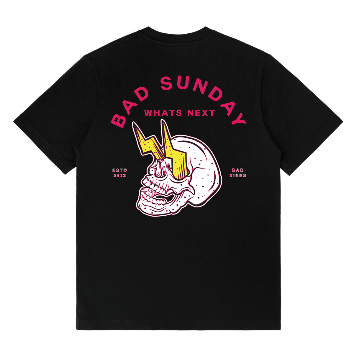 The Bad Sunday Front & Back Print Tee