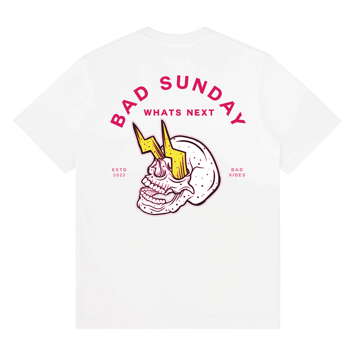 The Bad Sunday Front & Back Print Tee