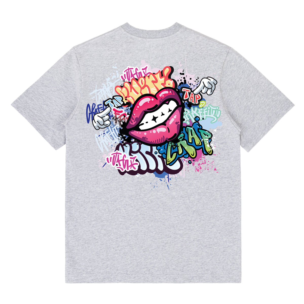 Kissy Kissy Back Print Tee