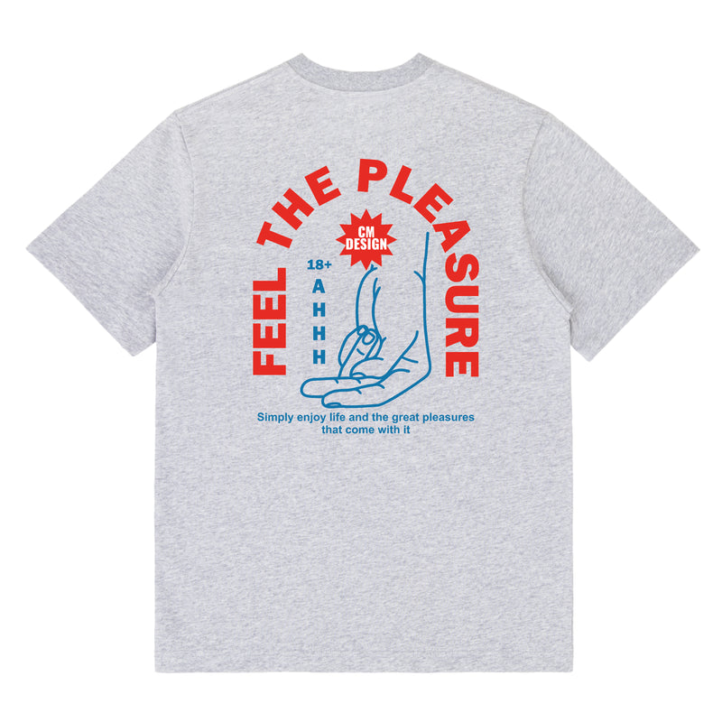 Feel The Pleasure Front & Back Print Tee