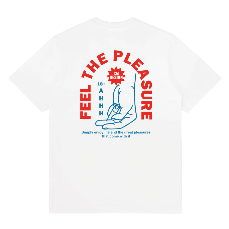 Feel The Pleasure Front & Back Print Tee