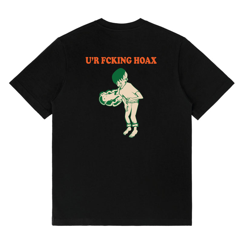 The Fcking Hoax Front & Back Print Tee