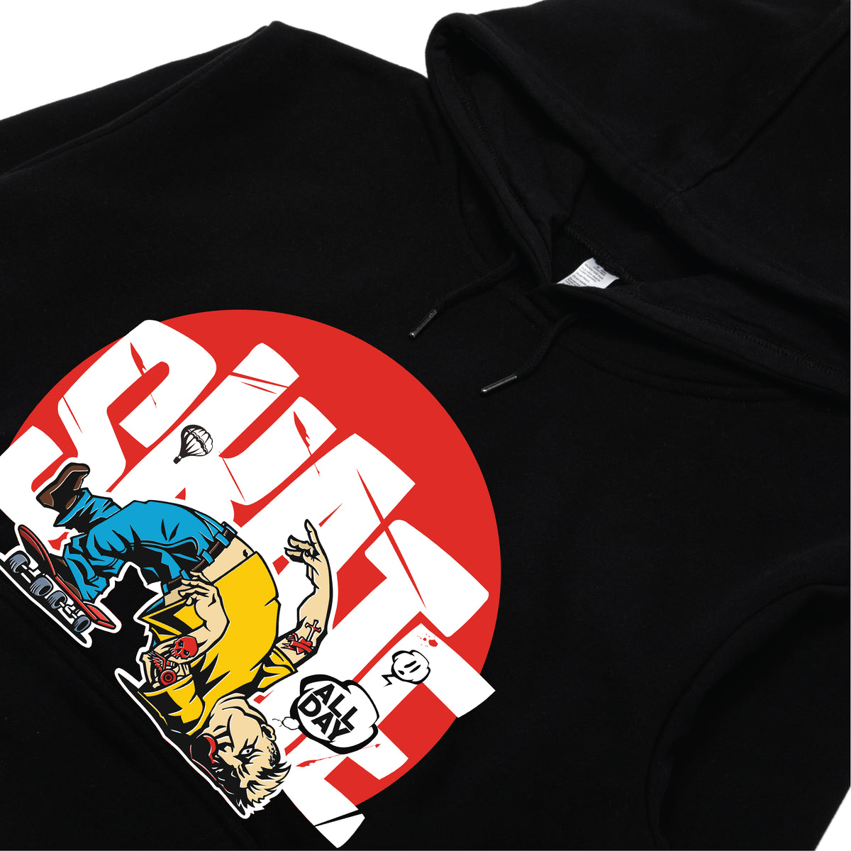 The Doped Boy Skates All Day Logo Hoodie - Unisex