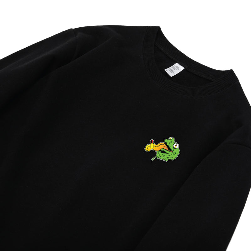 Druggy Froggy Logo 圓領衞衣 - 男女通用