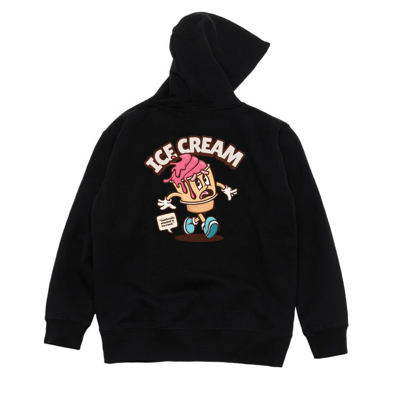 Ice Cream Addict Logo 連帽衞衣 - 男女通用