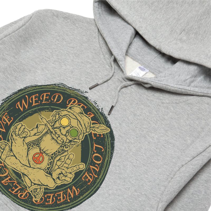 Weedzy For Peace Logo 連帽衞衣 - 男女通用