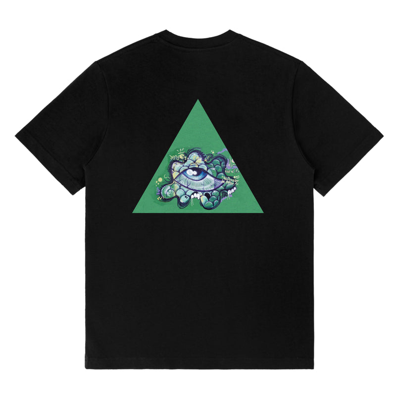 The Eye of the Bermuda Triangle Front & Back Print Tee