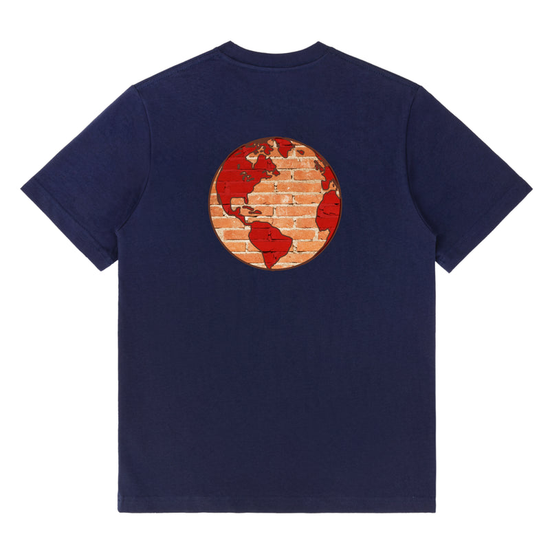 Paint Around the World Front & Back Print Tee