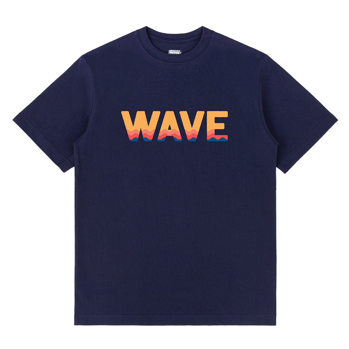 The Wave 正背面印花 T 恤