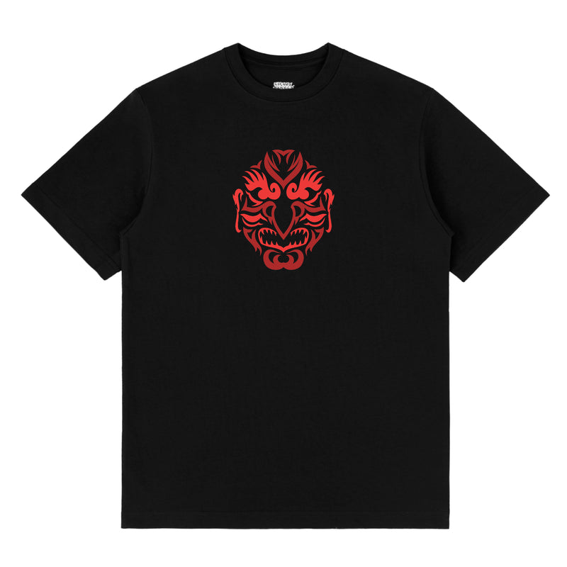 The Tribal Evil Mask 印花 T 恤