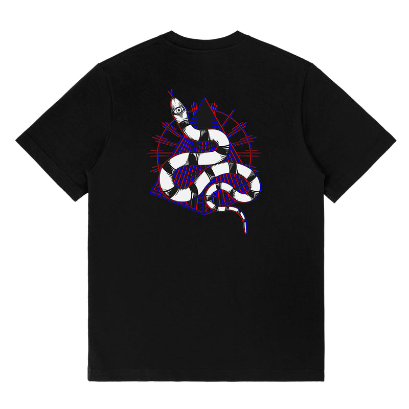 Sullen Snake Crest Front & Back Print Tee