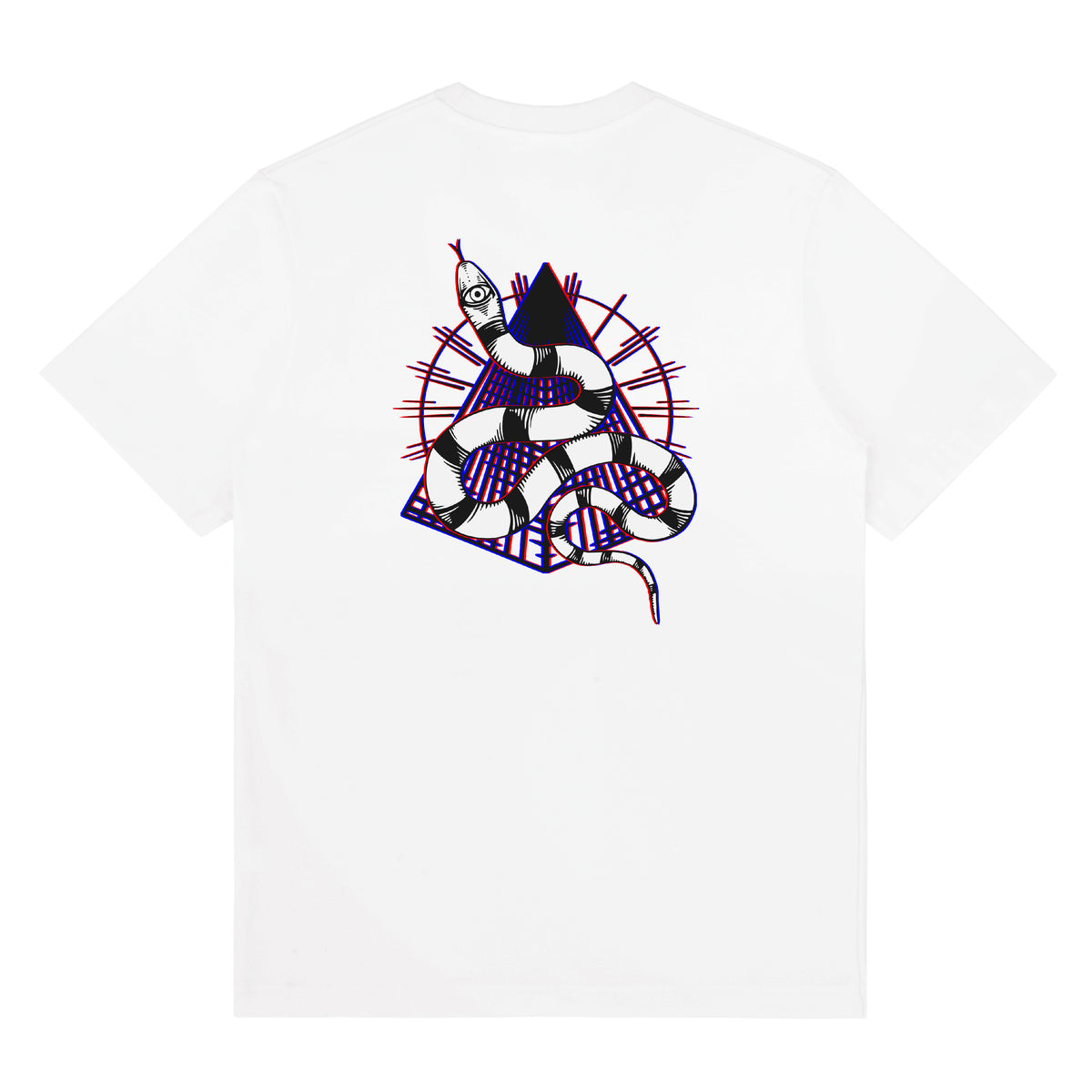 Sullen Snake Crest Front & Back Print Tee