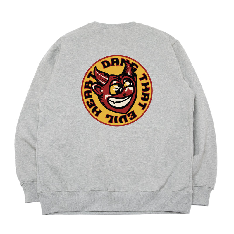 "Heart Dang that Evil" Crewneck Sweatshirt - Unisex